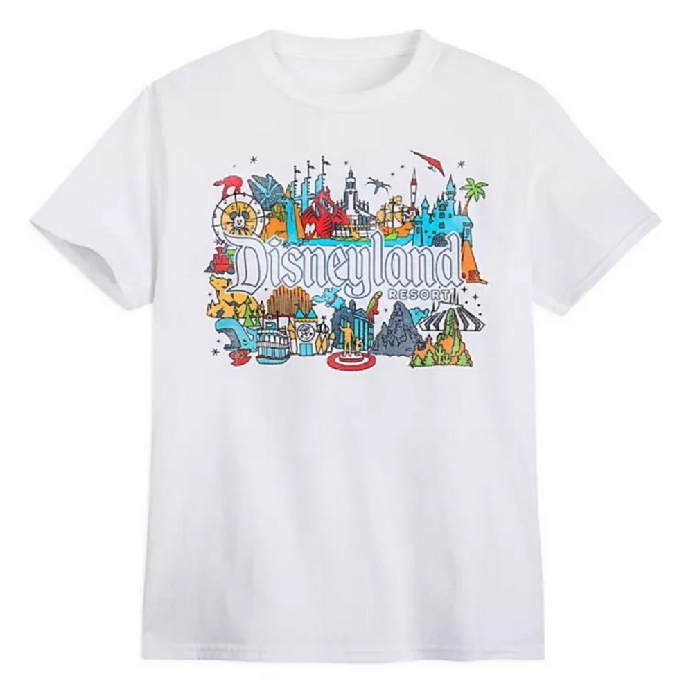 Disney Parks Disneyland Shirt Attractions